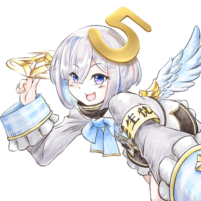 かなたんはゴーストルールの歌みたから歌声のとりこになりました。ぎゅっぎゅっ握り潰しちゃうぞっ#かなたーと#ホロライブ5周年なので記念にホロメン全員描く 