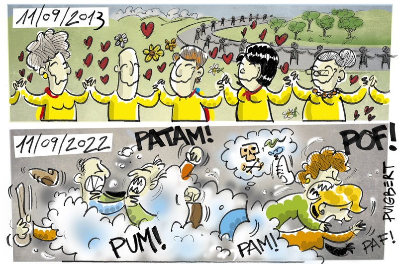 SieteSofi's tweet photo. Visiones ex-ante de la #Diada2022 #Diada 
@JLJLMartin, @NapiHumorista 
@lluispuigbert [que clavó lo de #FossarDeLesMoreres], @ManelFontdevila 
y @ermengoltolsa 
https://t.co/IhobQqz3wP 
#foss
➕#humor de #Prensa de la semana #cartoon #Cartoons
👉https://t.co/Xlma33TuSK https://t.co/M8nFIZU9im