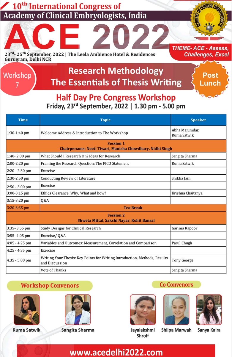 ACEINDIA2's tweet photo. DELHI ACE  2022              
Register now for the 10th International conference of ACADEMY OF CLINICAL EMBRYOLOGISTS, INDIA at Delhi NCR on 23rd-25th September.
  
Register Now
https://t.co/QavpsVOBvl

log on to 
https://t.co/l0LungzPfv
https://t.co/3Z89dS1d3e https://t.co/qMtzgaB59Z