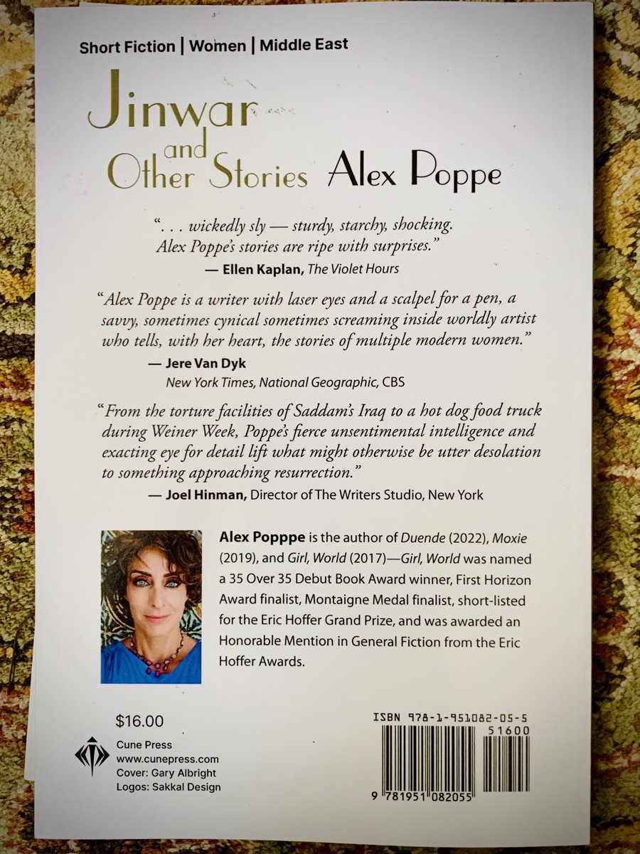 Had a nice chat w/ author Alex Poppe yesterday ⁦<a href="/PrintersRowFest/">Printers Row Lit Fest</a>⁩ and giving a shout-out for her new book JINWAR &amp; OTHER STORIES on ⁦<a href="/Cunepress/">Cune Press</a>⁩ 🌈🌏💓 Thank you for the personalized copy ⁦<a href="/sapoppe/">Alex Poppe</a> ⁩💕❣️👏🏼 #WritingCommunity #writing