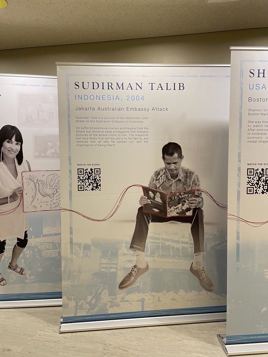 LukeHodda's tweet photo. @AusAmbCT @UN_OCT Among others, these are currently on display in the halls of the UN Secretariat Building in NYC https://t.co/cGYBkw3oVQ