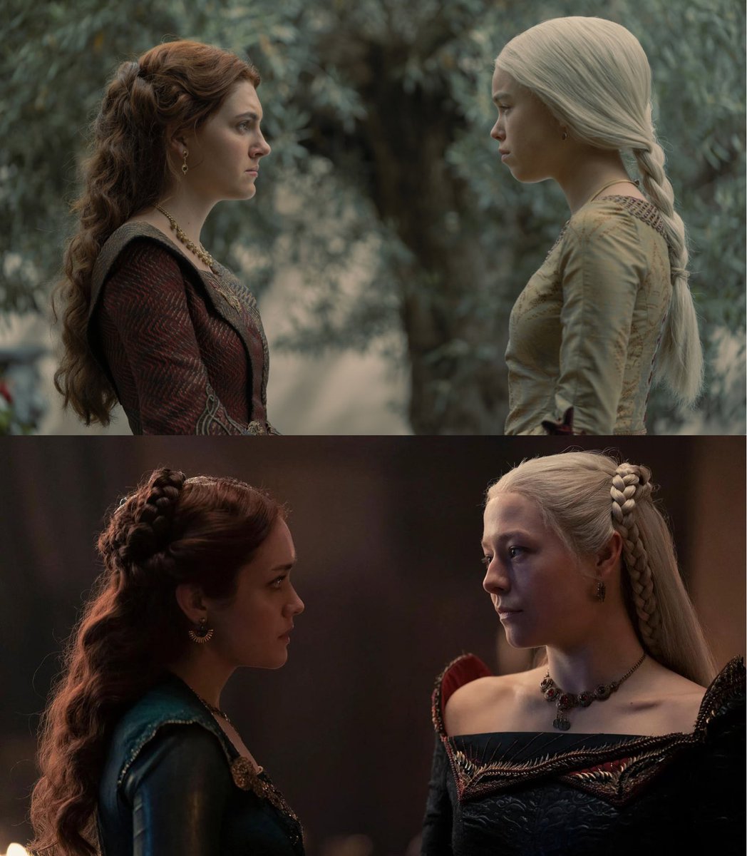 We are 2 weeks away from Emma D’Arcy &amp; Olivia Cooke taking over as Rhaenyra Targaryen &amp; Alicent Hightower #HouseOfTheDragon