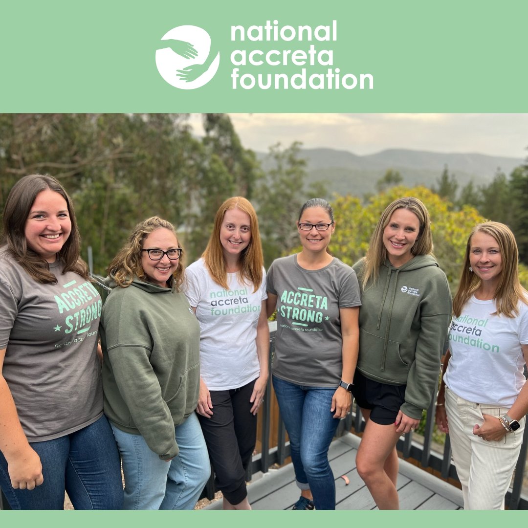 This photo includes:
✔️ 6 hysterectomies
✔️ 21 ICU days
✔️ 154 in-patient days
✔️ 71 units of blood
✔️ 4 bladder repairs, 3 ureter reimplantations, 3 appendectomies, 2 UAEs, 1 fistula, 1 aspiration, &amp; 1 ileus
✔️ A group of #accreta survivors leading change for other #PAS patients