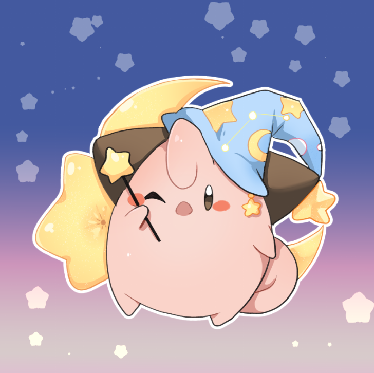 「Sleepy fairy Cleffa#cleffa #pokemon 」|🌟yami11arts🌙 # AA14 Salón manga Alicanteのイラスト