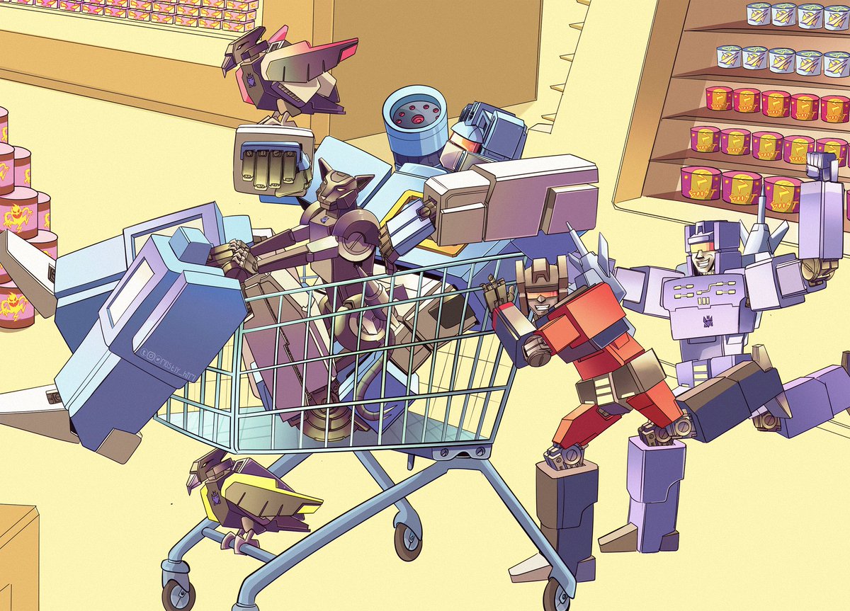Mostly_Him's tweet photo. My contribution to @TF_zine 🙂

#Transformers #soundwave #ravage https://t.co/IgsFoBU7Yu