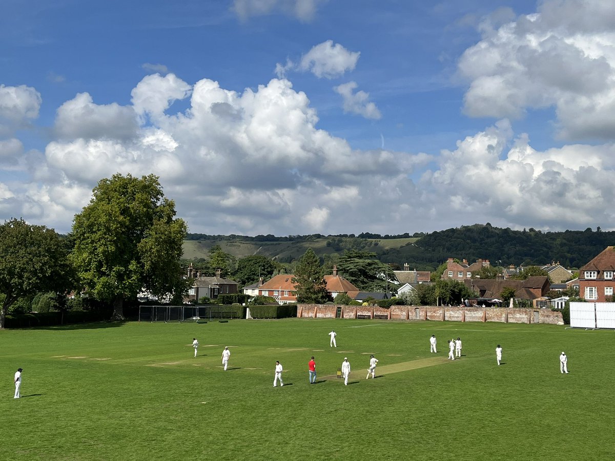 Who said you can’t play white ball cricket in mid September?! Llamaland looking great vs <a href="/WarsawHussarsCC/">Warsaw Hussars CC</a> #llamaupdate #thebettergurbuttonshow