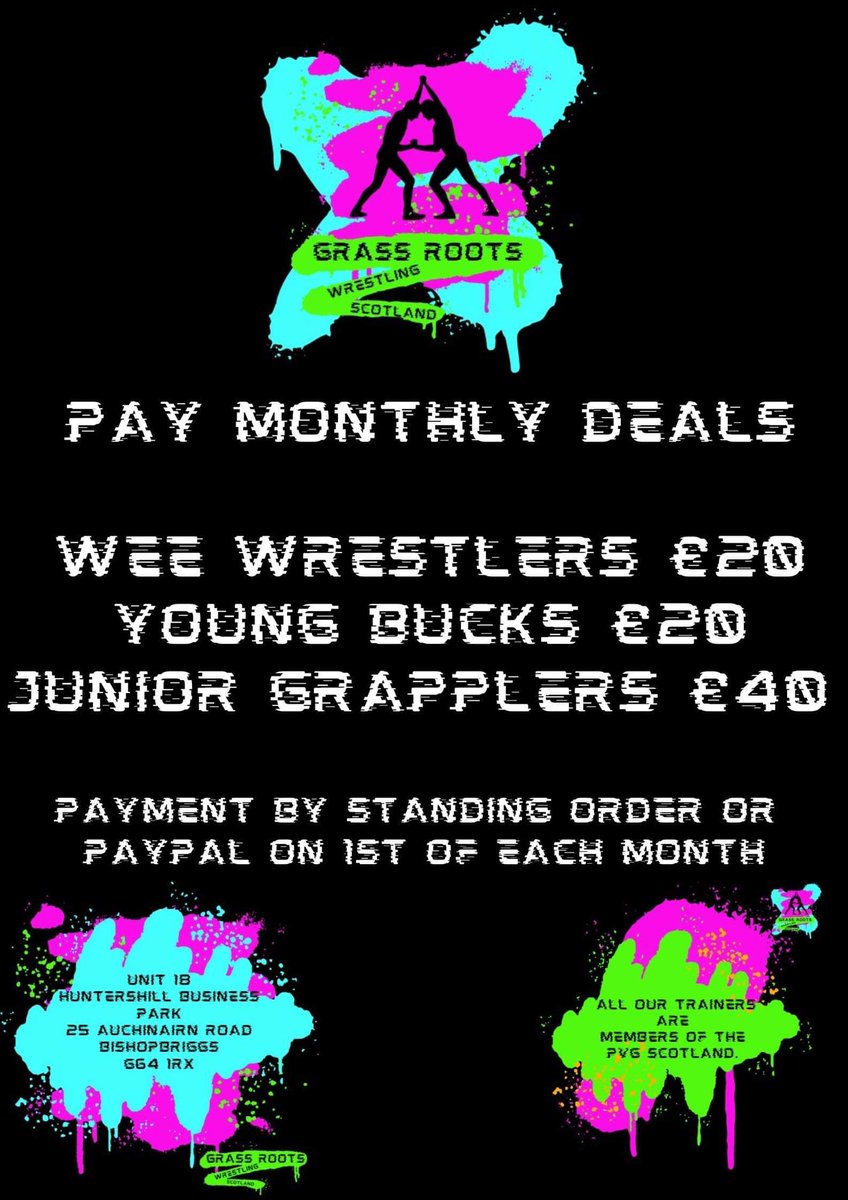 workingmc2021's tweet image. Hey everyone!!! Grassroots Wrestling Scotland are a brand new professional wrestling facility based in Bishopbriggs!!! 
We will be opening 1st of October and want to share what we have on offer!!! 
We offer a 16ft show ring to train in!!!