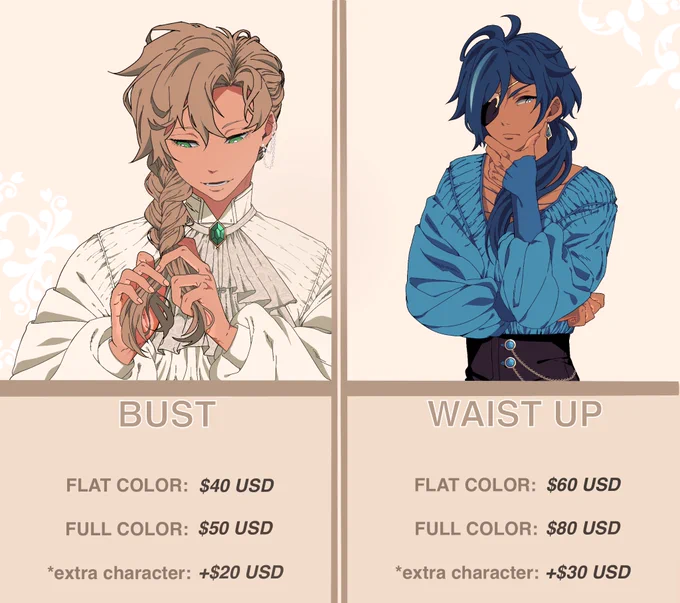 [🔁RTs appreciated 💕]

🟢GENERAL C0MMISSION INFO

- PAYPAL ONLY!
- always open unless stated differently in bio
- full payment upfront
- DM for any extra info 