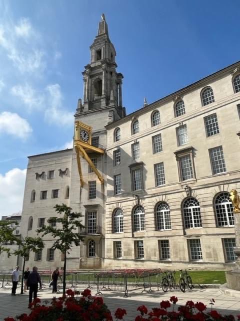 WYFreemasons's tweet photo. At the invitation of the Lord Mayor of Leeds, our Deputy PGM VW Bro John Boyington CBE had the honour of attending the formal Proclamation of His Majesty King Charles lll at Leeds Civic Hall today and also signed the Book of Condolence to Her late Majesty, Queen Elizabeth II. https://t.co/xvtjWCg7qw