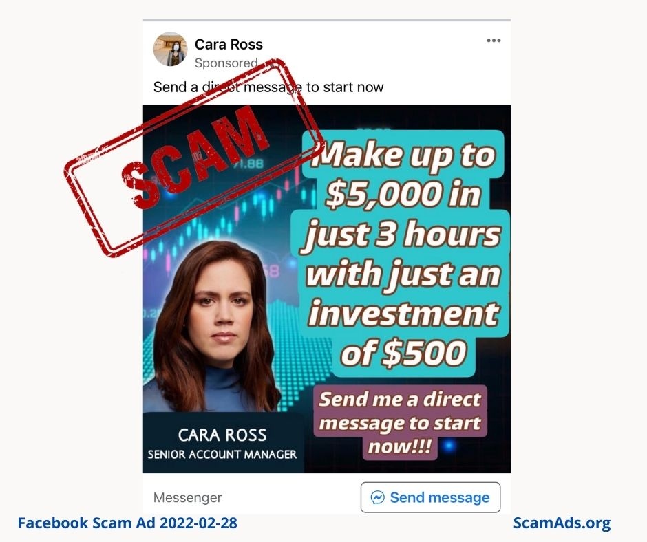 Scam Ads on Twitter: 