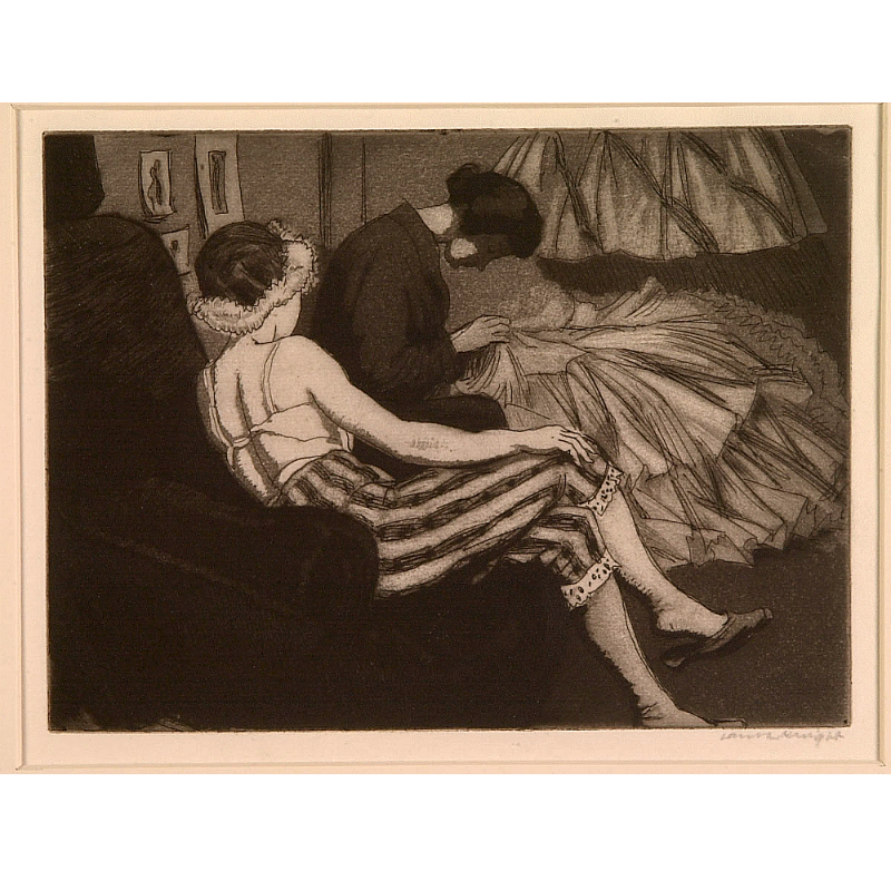 nelson_atkins's tweet photo. Encore Degas! Ballet, Fashion and Movement is #onviewnow in gallery P28. Dame Laura Knight was afforded a level of intimacy prohibited to male artists. She used this access to get to know Lydia Lopokova, a star of Sergei Diaghilev’s Ballets Russes, the subject of this piece.