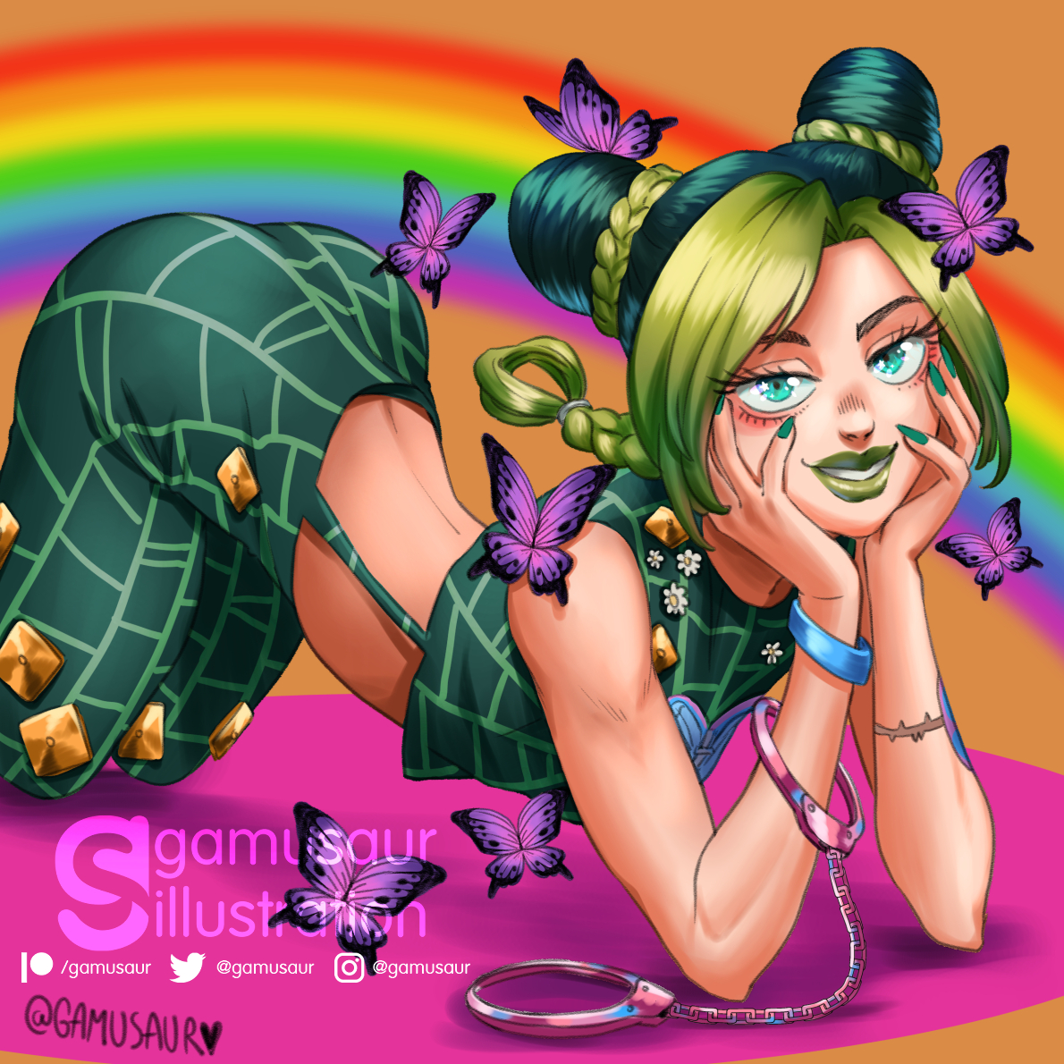 空条徐倫 「Jolyne from 2020 and Jolyne from a few d」|Gamu 🐠✨🌸のイラスト