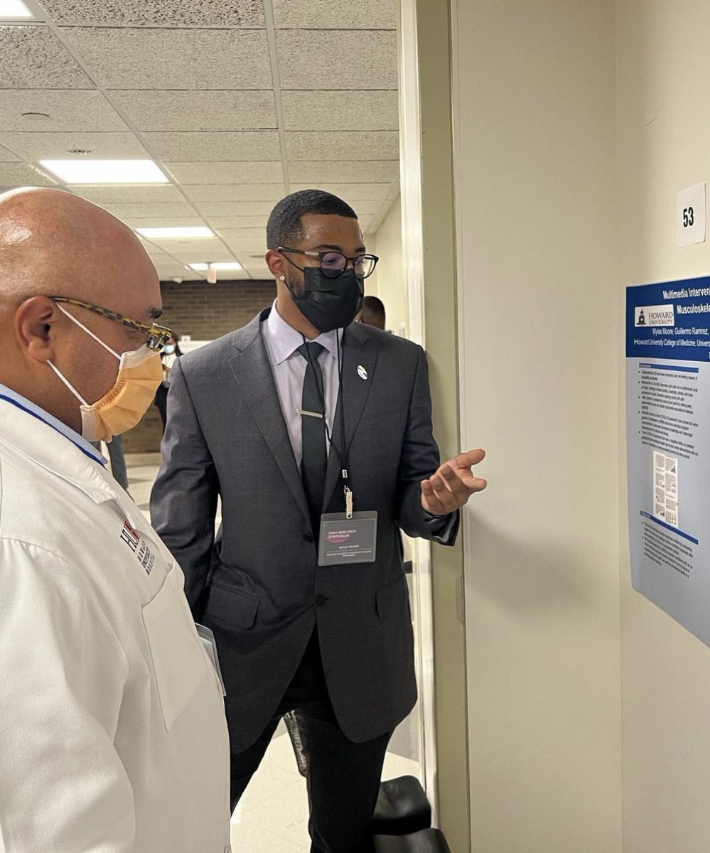 MooreMyles2's tweet photo. Had the pleasure of presenting my research at the inaugural @orthowomenhucm Research Symposium this week. Thankful for the honor and opportunity! https://t.co/p3qZAOER5G