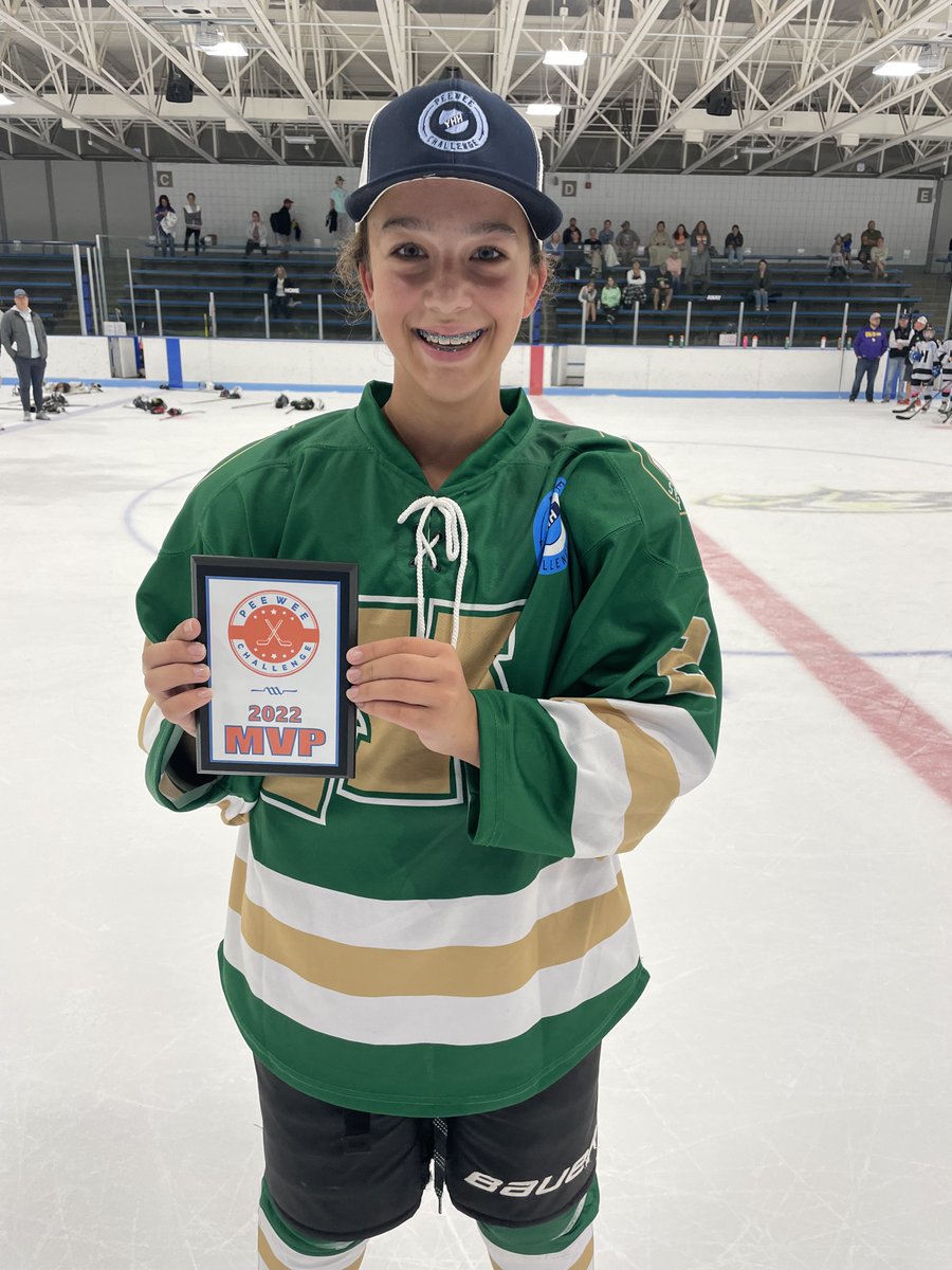 YouthHockeyHub's tweet photo. Peewee Challenge 
***GIRLS MAJOR CHAMPIONS***

FINAL: Mayo > Minneapolis (4-1) 

MAYO: Johnson, Wimmer, Nelson, Hateli
MPLS: Omann

Tournament Most Valuable Player - Mayo's Genevieve Nelson (8G-2A-10P) 

#2022PWC https://t.co/Md79SEcRTB