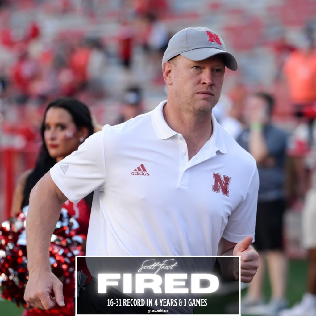 SherProd's tweet photo. Frost is gone in Lincoln. 22 of his 31 losses came within one score. https://t.co/TvnpsZZ4wz