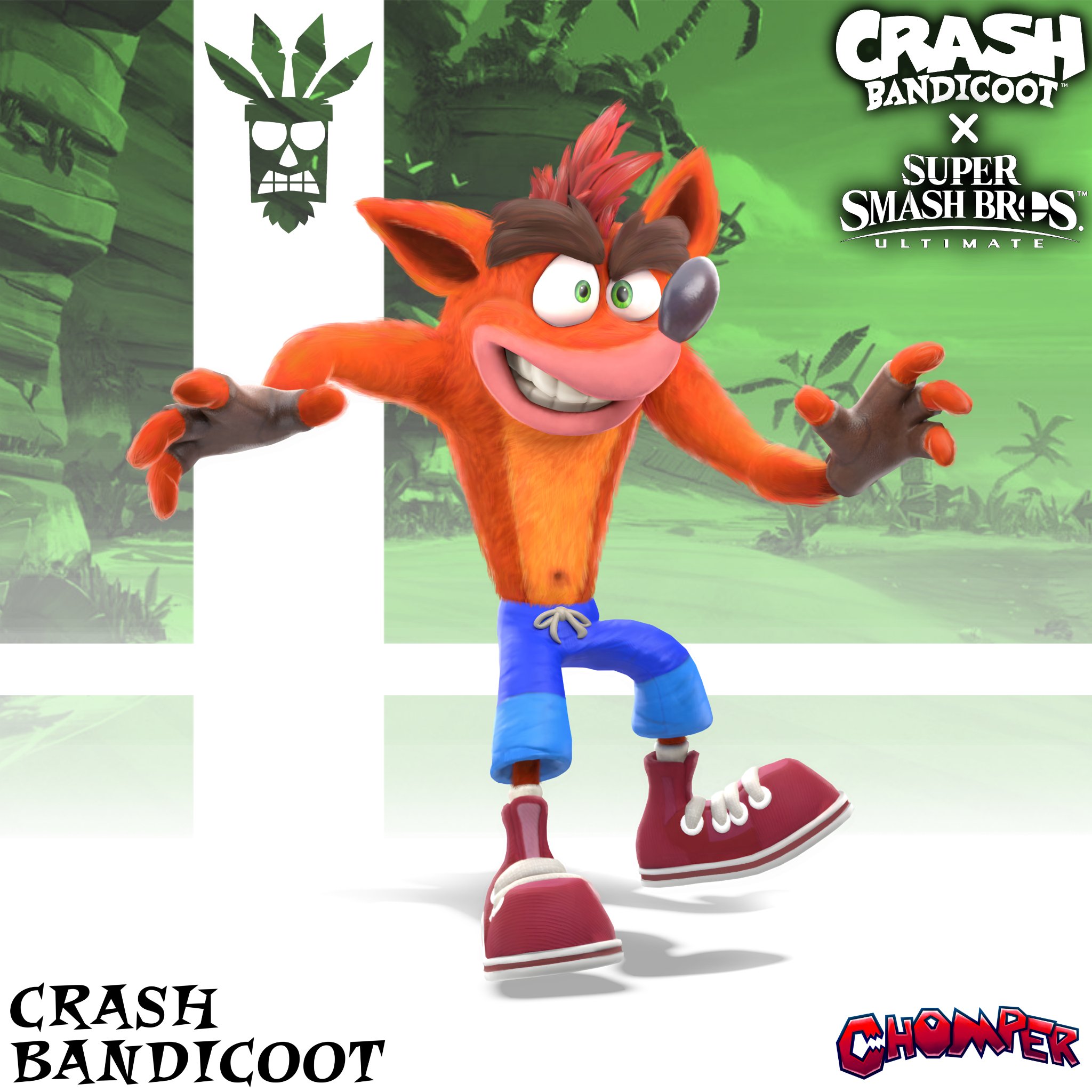 Super Smash Bros. Ultimate X Crash Bandicoot