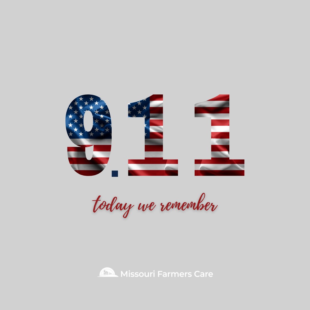 May we never forget. We continue to honor those who lost their life 21 years ago.

#MoFarmersCare