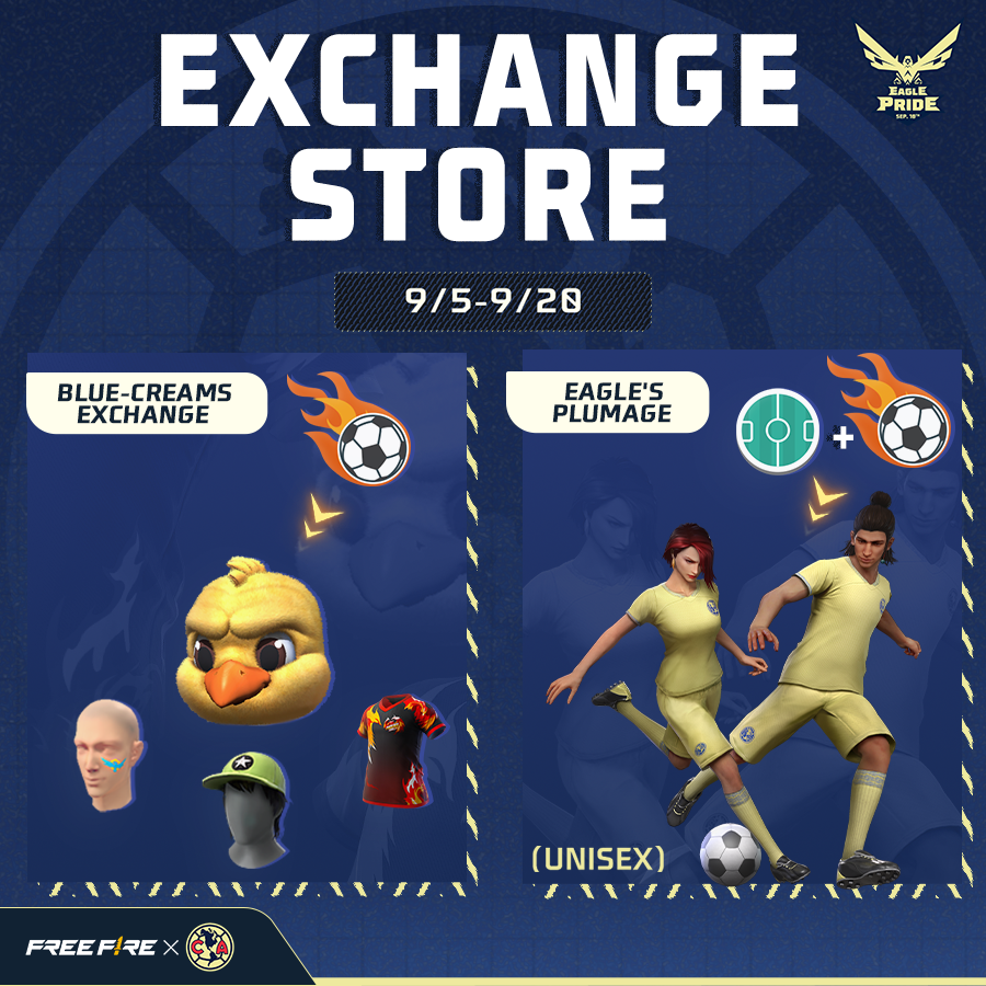 CLUB AMERICA X FREE FIRE, CLUB AMERICA EVENT ALL ITEMS REVIEW FREE FIRE