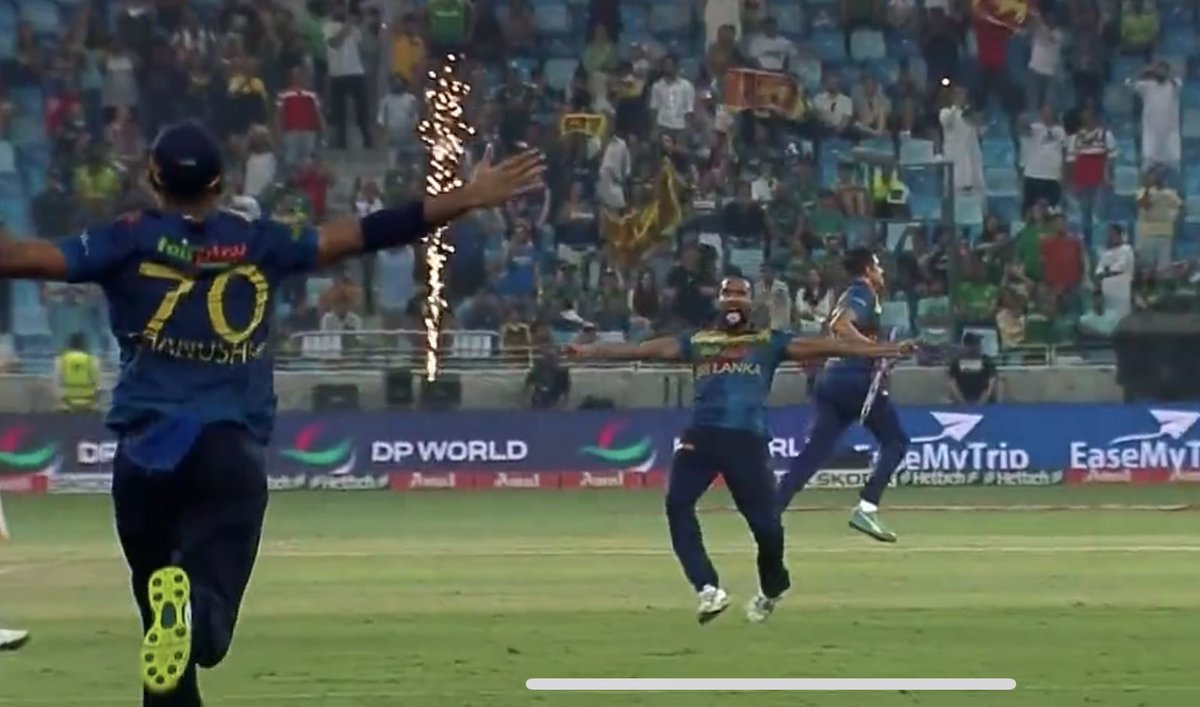 PrinceK023's tweet photo. Congratulations 🎉 Sri Lanka @ICCLiveCoverage @OfficialSLC @MFA_SriLanka @SriLankaTweet 
Deserving Team. ❣️🥳
#AsiaCup2022Final #SrilankaCricket #srilankavspak https://t.co/eZ48s8R9C8