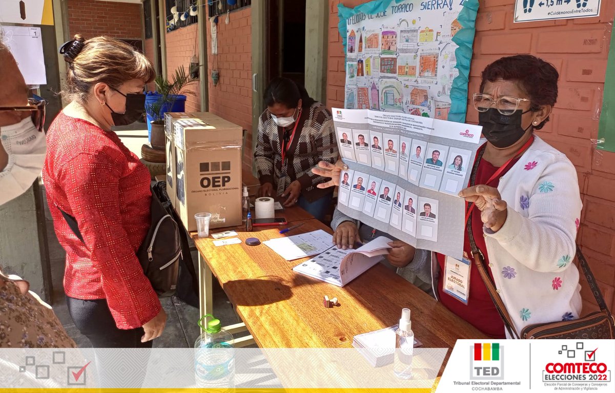 TEDCochabamba's tweet photo. Así se desarrolla la jornada de votación en los distintos  recintos electorales, elecciones COMTECO R.L. 2022.
#TEDCochabamba
#eleccionesCOMTECO2022 https://t.co/CaSA7v2rxP