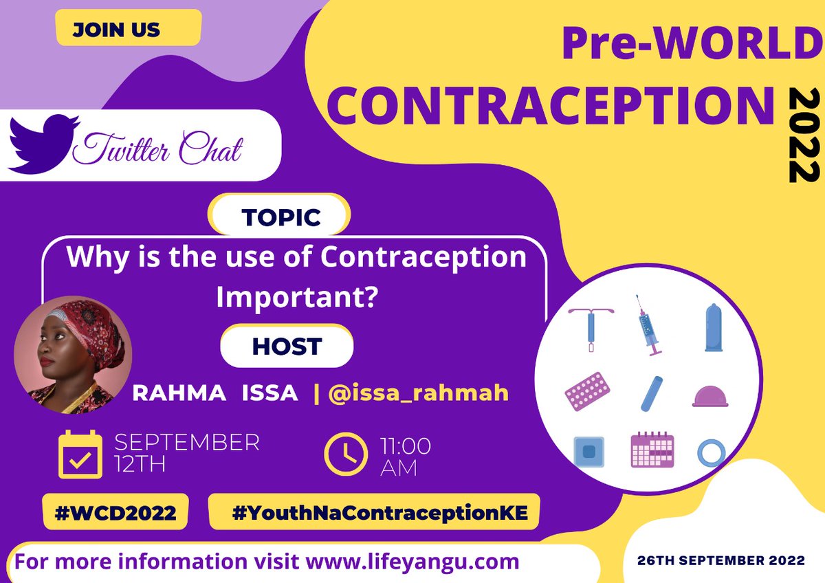 You don't want to miss this. #Worldcontraceptiveday is around the corner. Join us tomorrow as we get to unpack the importance of using contraceptive @DSWKenya <a href="/BYCke_/">BYCKE</a> <a href="/stagemediaarts/">STAGE MEDIA ARTS CBO</a> <a href="/BungomaRmncah/">RMNCAH Network</a> <a href="/KombeMartha/">martha kombe◢◤</a> <a href="/RHARK7/">REPRODUCTIVE HEALTH ACCOUNTABILITY RESPONSE KENYA</a> <a href="/Oayouthkenya/">OAYouth Kenya</a> <a href="/adolescentyout1/">Adolescent and Youth SRHR</a>