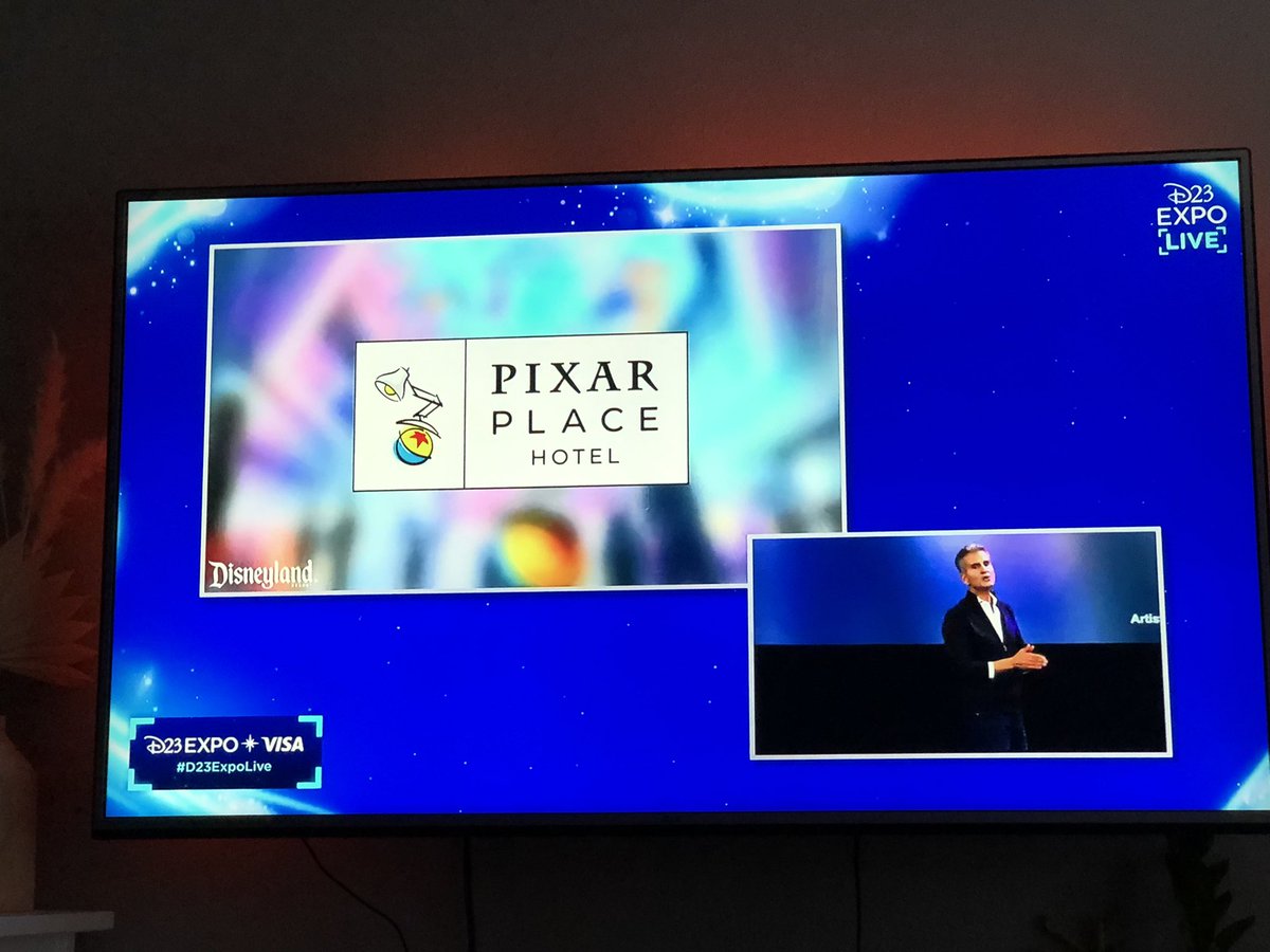 New to Disney California Adventure and area: Paradise Pier Hotel to become Pixar Place Hotel and Baymax and San Fransokyo coming to the park! 

#DisneyParks #D23Expo #D23ExpoLive
