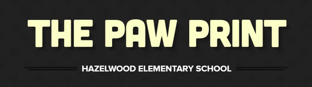 HCShazelwoodes's tweet photo. The Paw Print -  A Great Way To Stay Connected - https://t.co/pqFQgEN5o0 https://t.co/HLwkvCQLZs