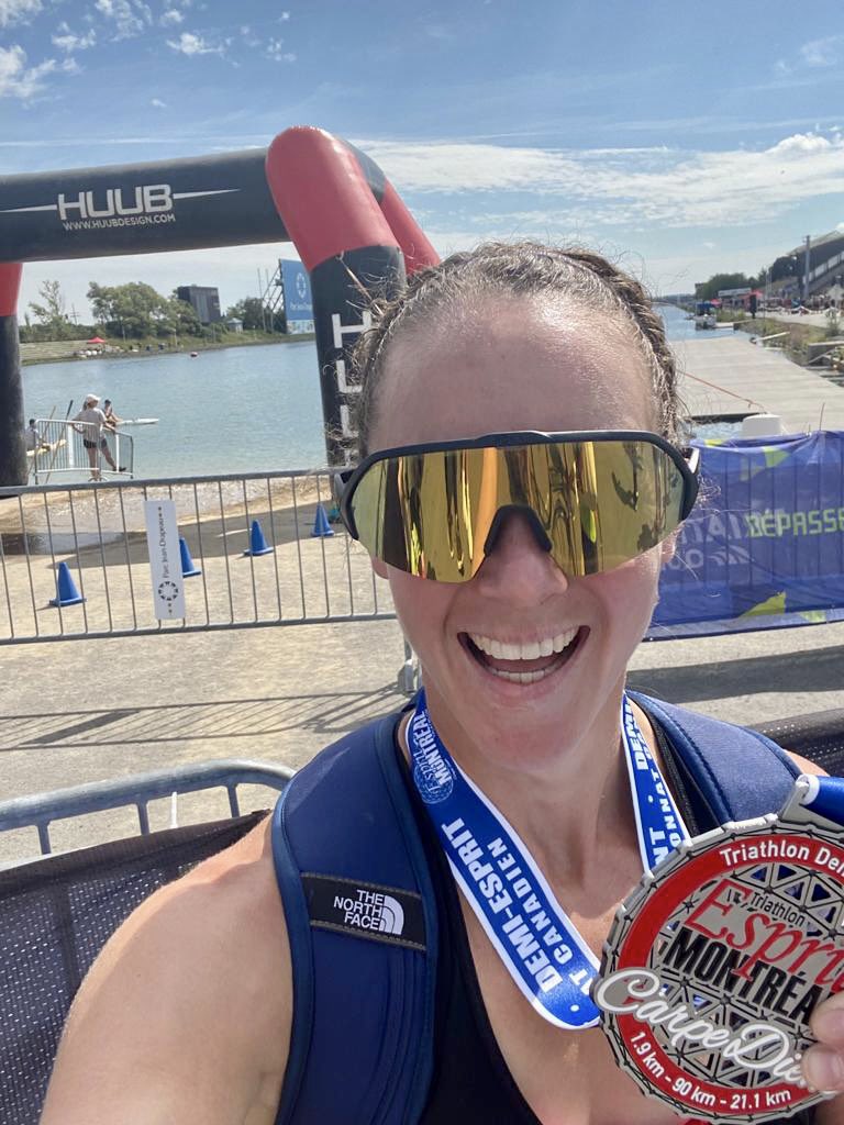 First Half IRONMAN complete! 

🏊‍♀️ 1.9KM 🚴‍♀️ 90KM 🏃🏻‍♀️21.1KM

🥇for females in my age group!  

🤔 now what to do next?!

#HalfIRONMAN #IRONMAN703 #triathlon