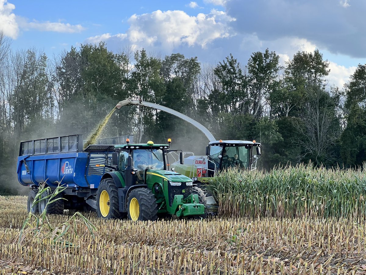 Just out here living the dream🌽 #silage22