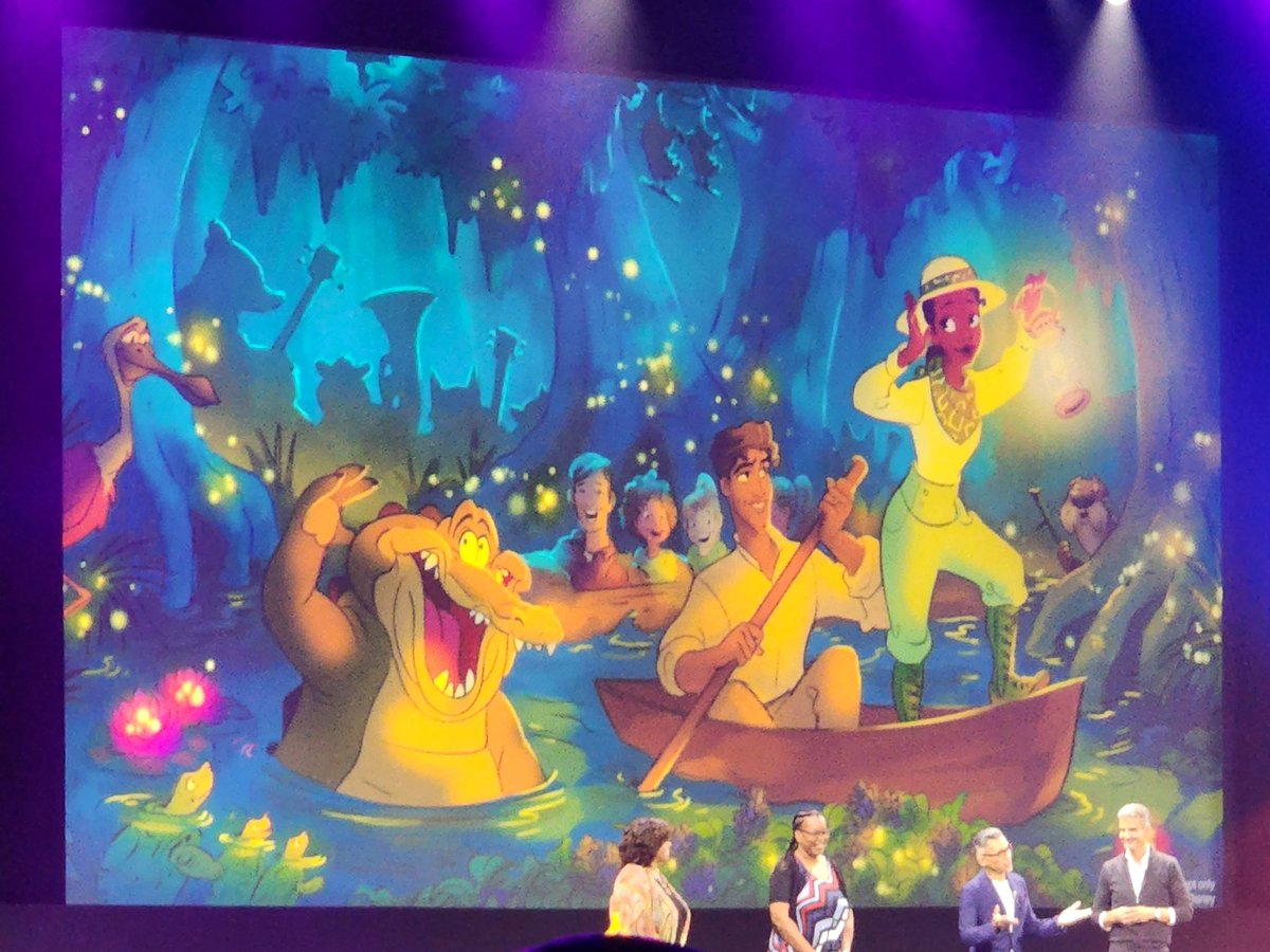 leanettef's tweet photo. Tiana's Bayou Adventure is coming to life in in 2024.

Fun facts: Set in 1927 and they'll have new friends

#D23Expo22 #D23ExpoLive #D23Expo2022 #D23Expo #D23 #DisneyParks https://t.co/wn5JXm3DaE