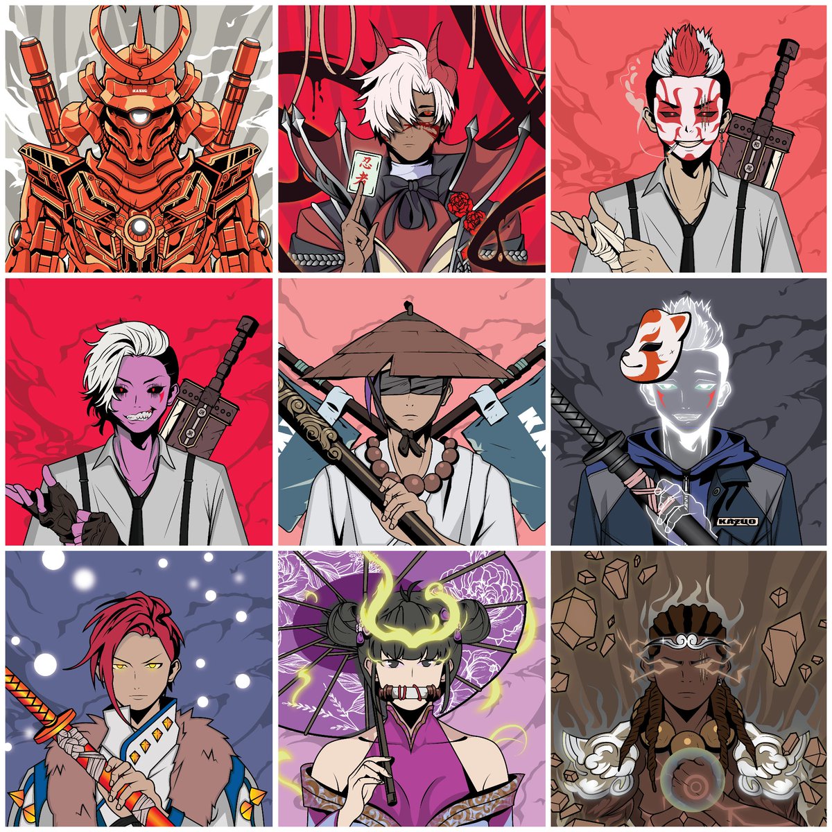 Available on <a href="/opensea/">OpenSea</a> 
Don't be left behind, let's go check this out!🔥

Link: linktr.ee/kazuonft
Let's find your character and save the Kazuoverse ⚔️⛩️

#NFTs #NFT #NFTJapan #NFT宣伝枠 #NFT買います #NFTCommunity #nftcollector #NFTdrops
