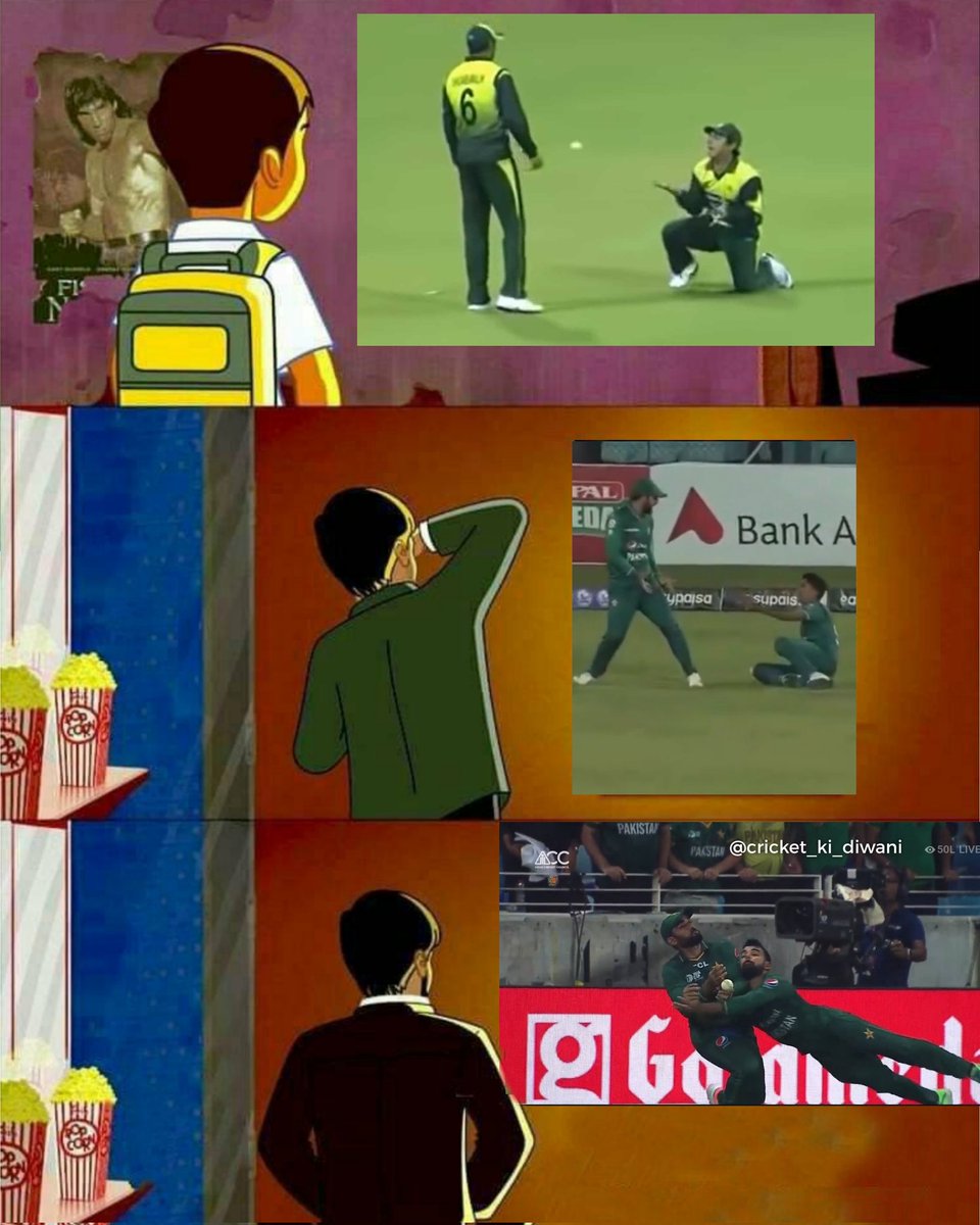 nikhilkale4545's tweet photo. Some things never changes 😂 for Pakistan
#catches #justpakistanithing #SLvsPAK
#aisacup2022final #BabarAzam https://t.co/O6WNF1nDH5