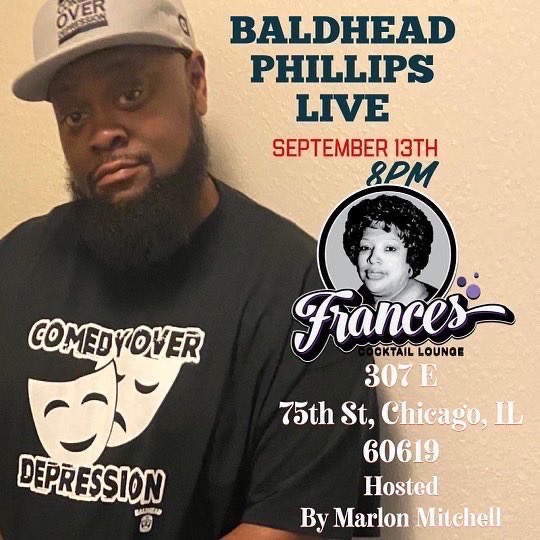 teasspa3's tweet photo. This Tuesday @BaldheadPhillip &amp;amp; @ComedianMarlonM will be acting a fool. #openmic #openmics #openmicchi #openmiclondon #openmictuesday #openmiccomedy #spokenword #openmiclifetv #openmicjam #openmictour #singer #openmicmy #poetrycommunity #musician #standupcomedy #singers https://t.co/SbKeBo9mcQ