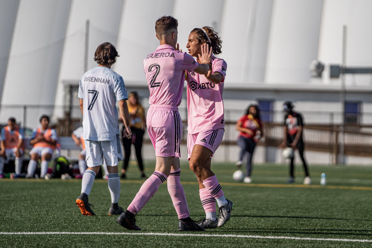 InterMiamiCF's tweet photo. Fútbol unites 💗🖤⚽️

Our 2022 #InterMiamiCF Special Olympics Unified Team made its season debut yesterday with a thrilling 4-6 win against the Chicago Fire FC. 

Check out the highlights and special moments leading up to their match here: https://t.co/KiCzaAieLZ https://t.co/q9BijeSa5H