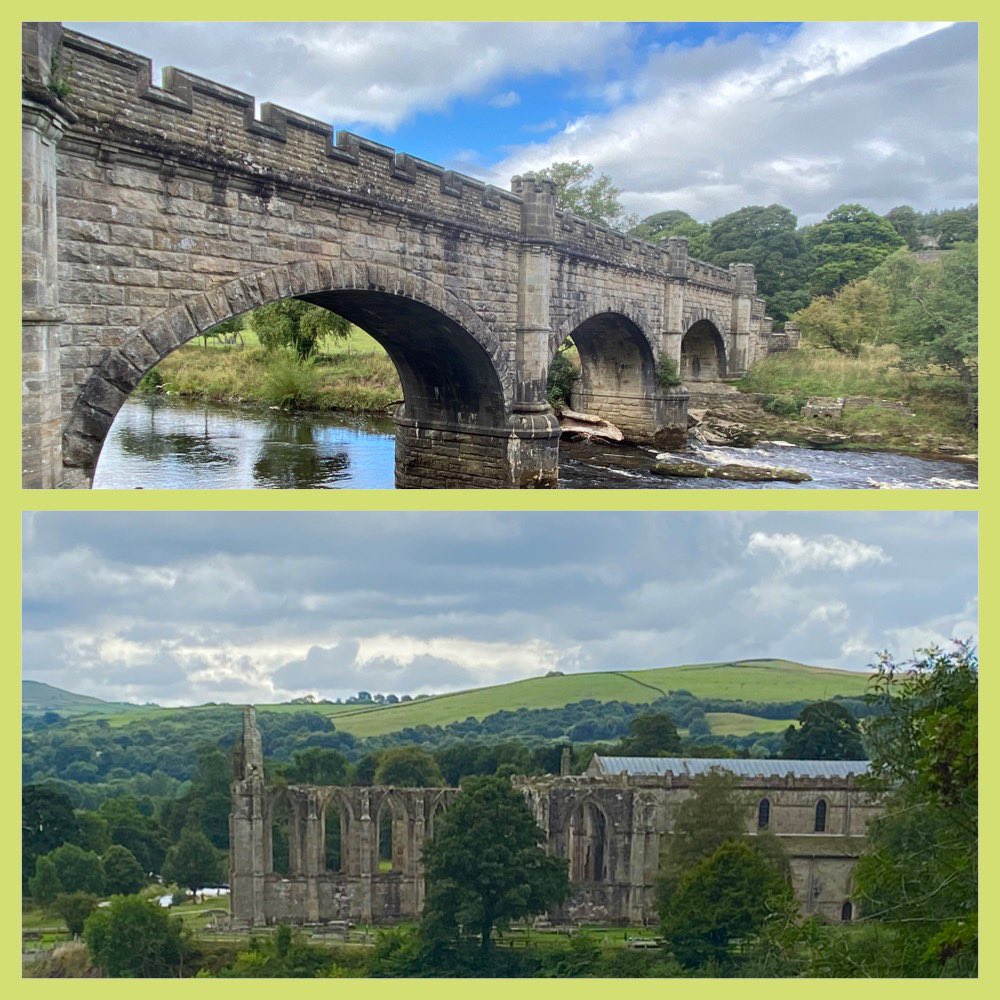 AnitaRolfe's tweet photo. A weekend of walking and reflection for us - thinking fondly of those we have loved and lost. We’ve walked 57 #nhs1000miles (1778YTD) #westriding #strid #riverwharf #barden #boltonabbey #burnsall #yorkshiremoors #baitingsreservoir #daylesway #bordercollie https://t.co/vQA8c79fqP