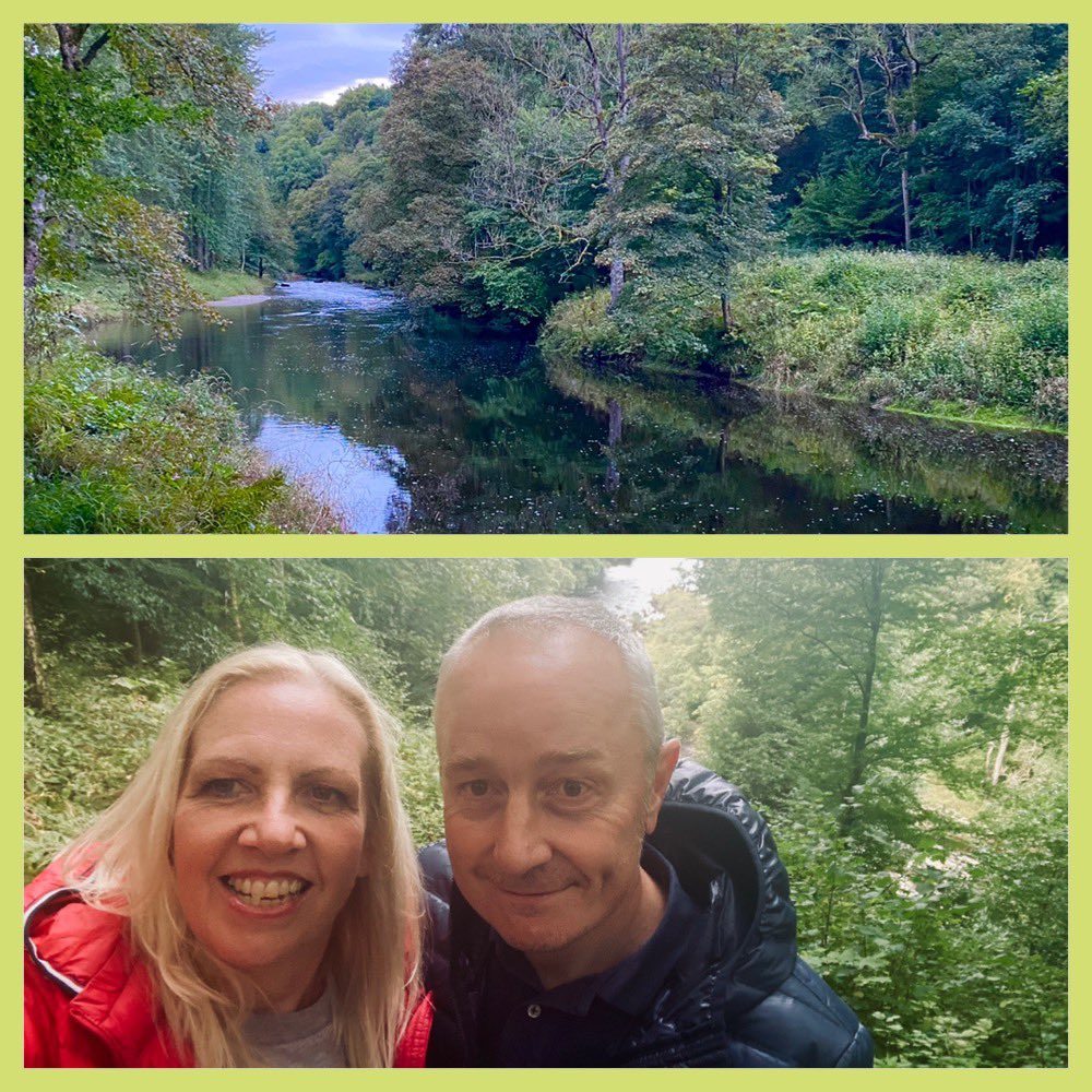 AnitaRolfe's tweet photo. A weekend of walking and reflection for us - thinking fondly of those we have loved and lost. We’ve walked 57 #nhs1000miles (1778YTD) #westriding #strid #riverwharf #barden #boltonabbey #burnsall #yorkshiremoors #baitingsreservoir #daylesway #bordercollie https://t.co/vQA8c79fqP