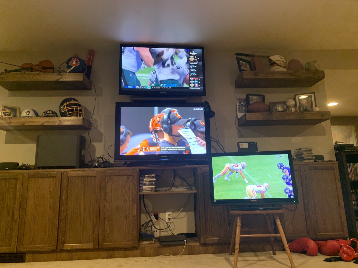 Current mood in the man cave with my boys. Not sure it gets better than this!