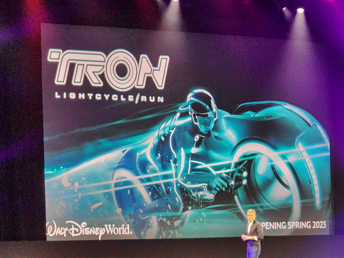 Tron Lightcycle Run premieres in the Spring of 2023

#D23Expo22 #D23ExpoLive #D23Expo2022 #D23Expo #D23 #DisneyParks