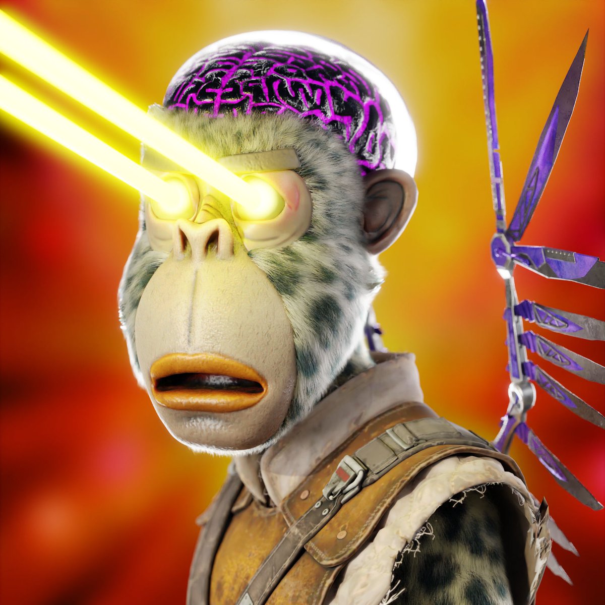 TrueCorpse's tweet photo. @BDMNFT_  Buzzing pulled some sick gen2 mints …head to the discord and show your monkey channel for more …whilelist &amp; public sale next few hours   #bdmnft #cro #crofam #mintday #NFTCommunity https://t.co/EvPkLjmdo8