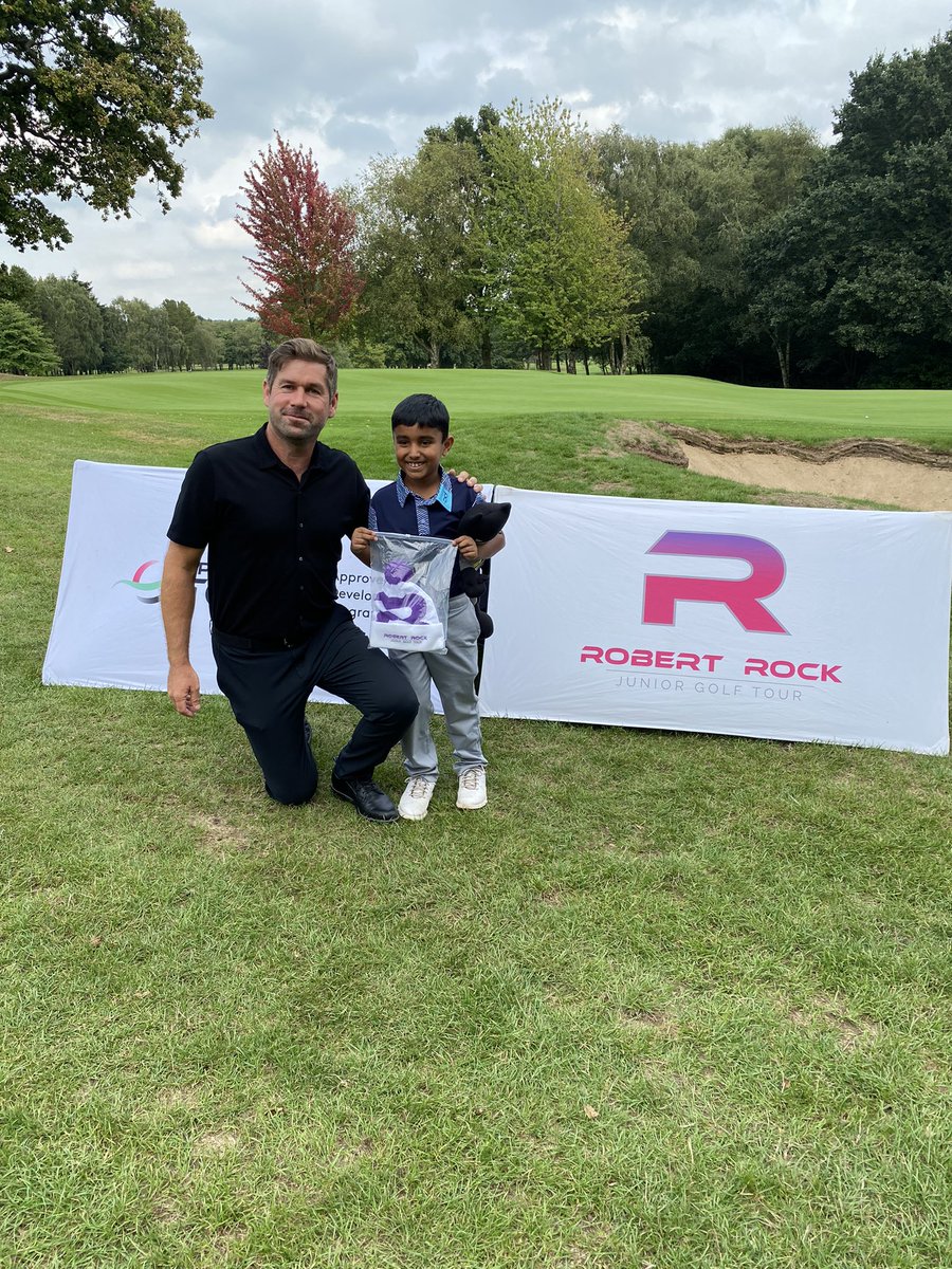 Today myself and @RobRockAcademy witnessed something fab! This is Yash who is 7 years old , he started on our mini tour 1 year ago,his first score was 89 today he shot his lowest of 40!! This is what our mini tour is all about ! All juniors U10 with no h’caps please come join us
