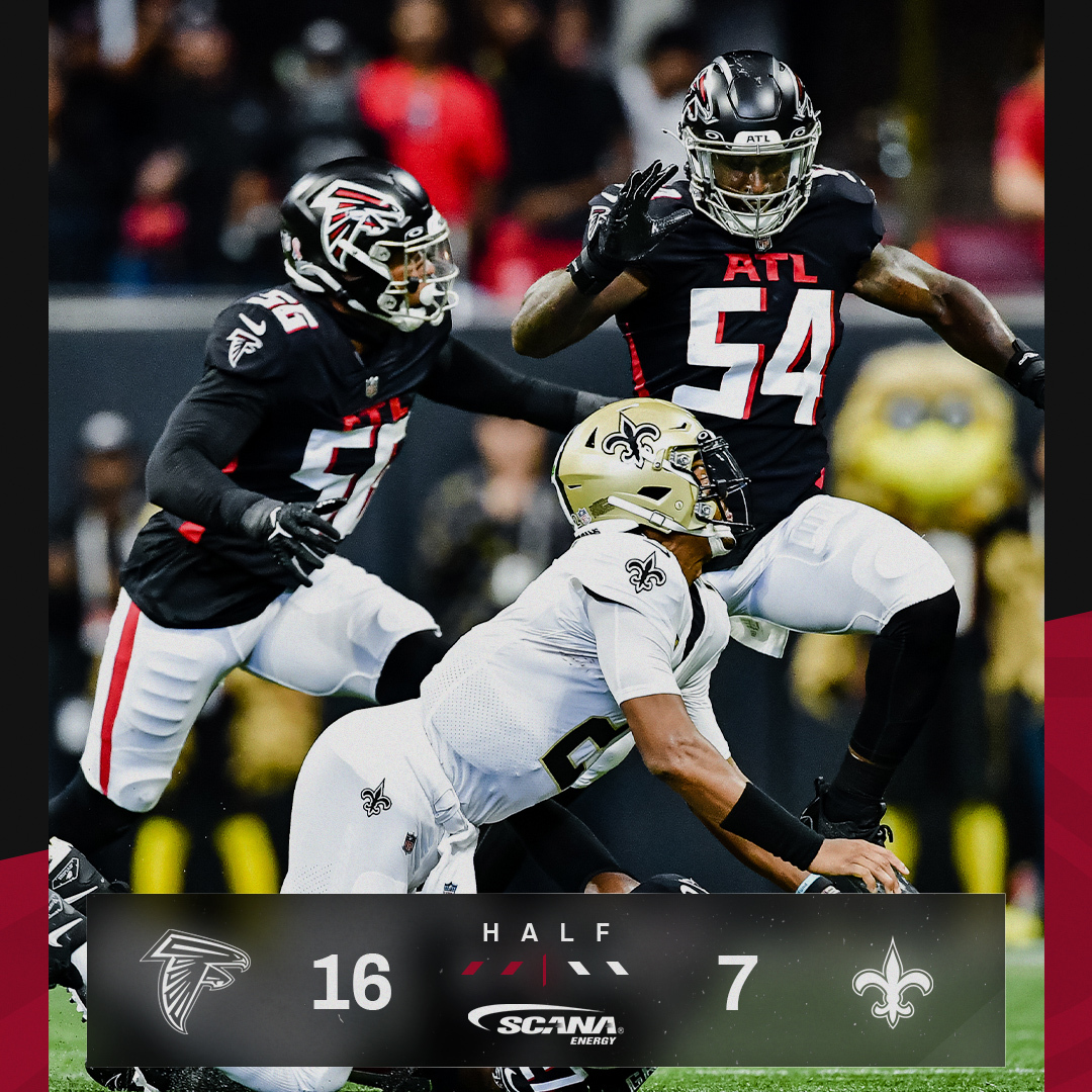 AtlantaFalcons's tweet photo. 30 minutes down. https://t.co/b1LiM7hXNr