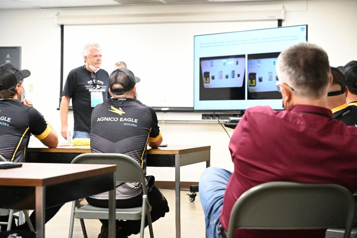 IMRBMineRescue's tweet photo. Mine Rescue teams and Judges from around the world head into the classroom and out to the competition sites on orientation and equipment training day at the 2022 International Mine Rescue Competition (IMRC 2022). #IMRC2022 #IMRB #MineRescue #Mining https://t.co/NzLe5hgjrO
