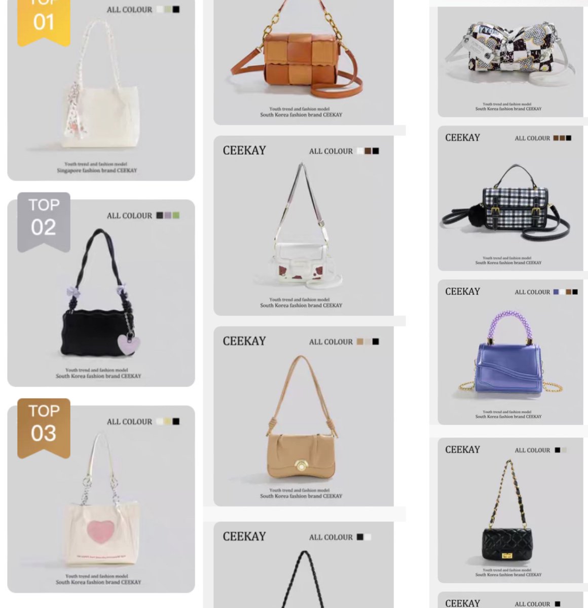 Wittee_T's tweet photo. Ceekay ยังรับกดเรื่อยๆนะคะ 

470-490 ฿ ไม่ค่อยได้เข้าร้าน กระเป๋าใหม่เยอะเลย 

สอบถามสั่งซื้อdm เลยนะคะ 
#ceekay #พรีออเดอร์กระเป๋า https://t.co/dh3UaIoD93
