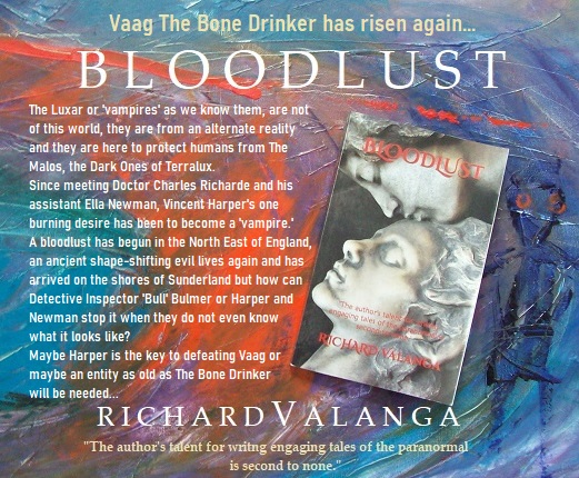 RichardValanga's tweet photo. Welcome to my new novel BLOODLUST which is available now. My 'vampires' are a bit different. BLOODLUST is a tale of horror, abduction, dark eroticism and the resurgence of an ancient shape-shifting creature. BLOODLUST is a story about love and courage in the face of extreme evil. https://t.co/pgxGnXNICV