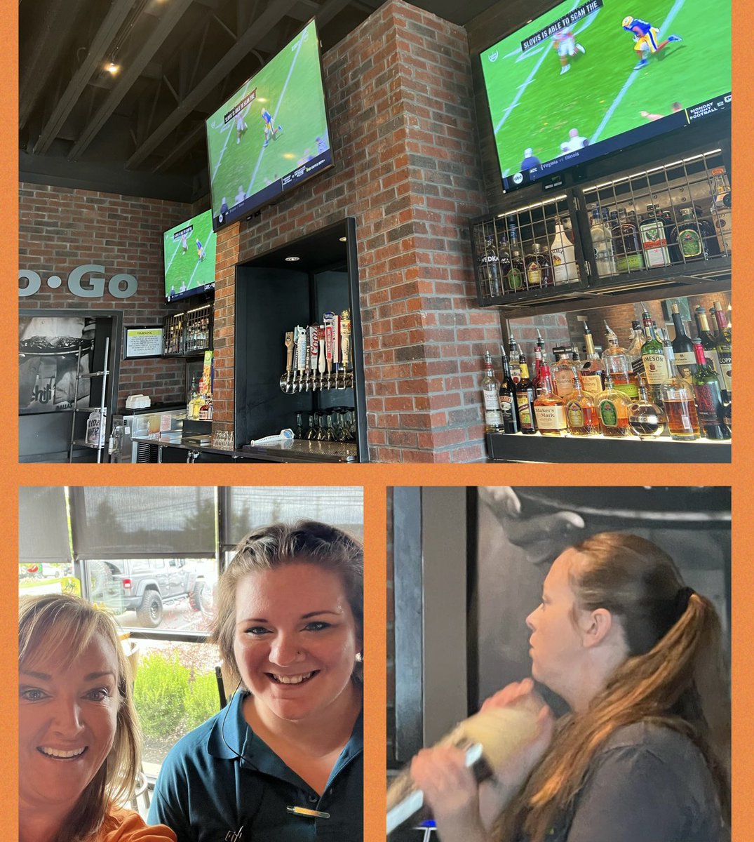 Aaron White (@aa_m_white) on Twitter photo When football is on Happy Hour is on <a href="/Chilis/">Chili's Grill & Bar</a>. Katie the bartender shaking up a great time at Chilis Morristown and Meagan the Manager celebrating 10 years #chilislove When football is on Happy Hour is on <a href="/Chilis/">Chili's Grill & Bar</a>. Katie the bartender shaking up a great time at Chilis Morristown and Meagan the Manager celebrating 10 years #chilislove