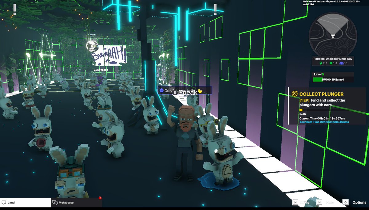 ScyGray's tweet photo. @TheSandboxGame @RabbidsOfficial I just participated in the #SandboxAlphaS3Giveaway for a chance to win 500 SAND! Found the Disco Rabbid, check out my screenshot below!
👇

 😎😎 https://t.co/OBTXa7RUPK
