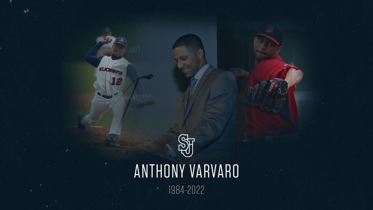 We are devastated to share that former St. John's star, <a href="/MLB/">MLB</a> pitcher and Port Authority Police Officer Anthony Varvaro has passed away at the age of 37 following a motor vehicle accident.  

Our hearts go out to his wife, Kerry, and their four children.

bit.ly/3xhmq6t