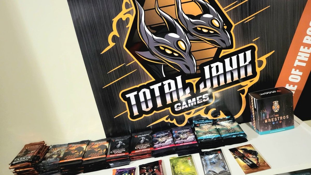 The #BO3Cup 🏆 $850 FINALS is upon us!!

🎙️ twitch.tv/total_jank_gam…

✨We'll be doing #giveaways throughout the whole event✨
🔸 Pre-release kit(s)
🔸#IMH #ICV #NEO #SNC Packs
🔸#Foil Promo Packs
🔸#Promo Packs

@MTGMelee <a href="/MTG_Arena/">MTG Arena</a> @RPGEEKS_
👇👇👇👇