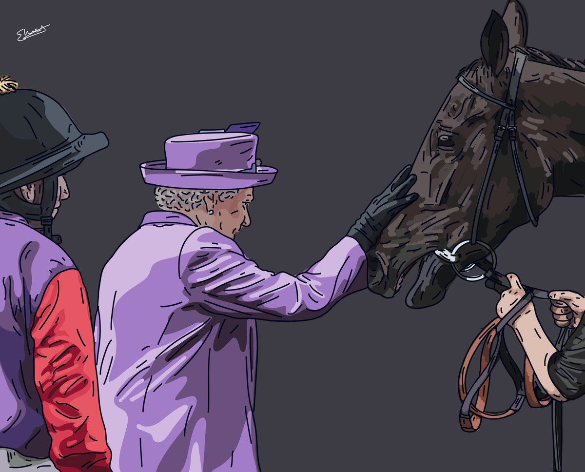 Unless you’re a race-goer, you will not understand the love our queen had for her horses and the sport in general. What an influence. Thank you. 💜❤️

Queen Elizabeth II 👑
#RestInPeace