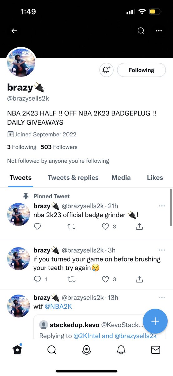 PrimexEuro's tweet photo. @2KIntel @brazysells2k Done @JuicePerforms @xTreyy_ https://t.co/IuohDuMaiC